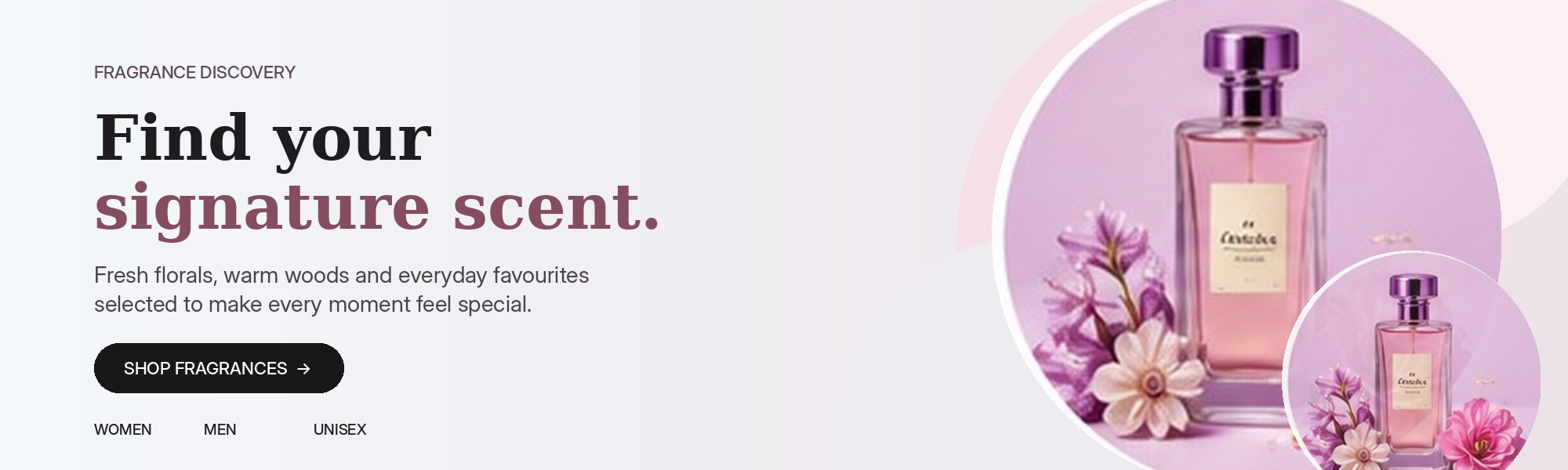 Find your signature scent — fragrance discovery
